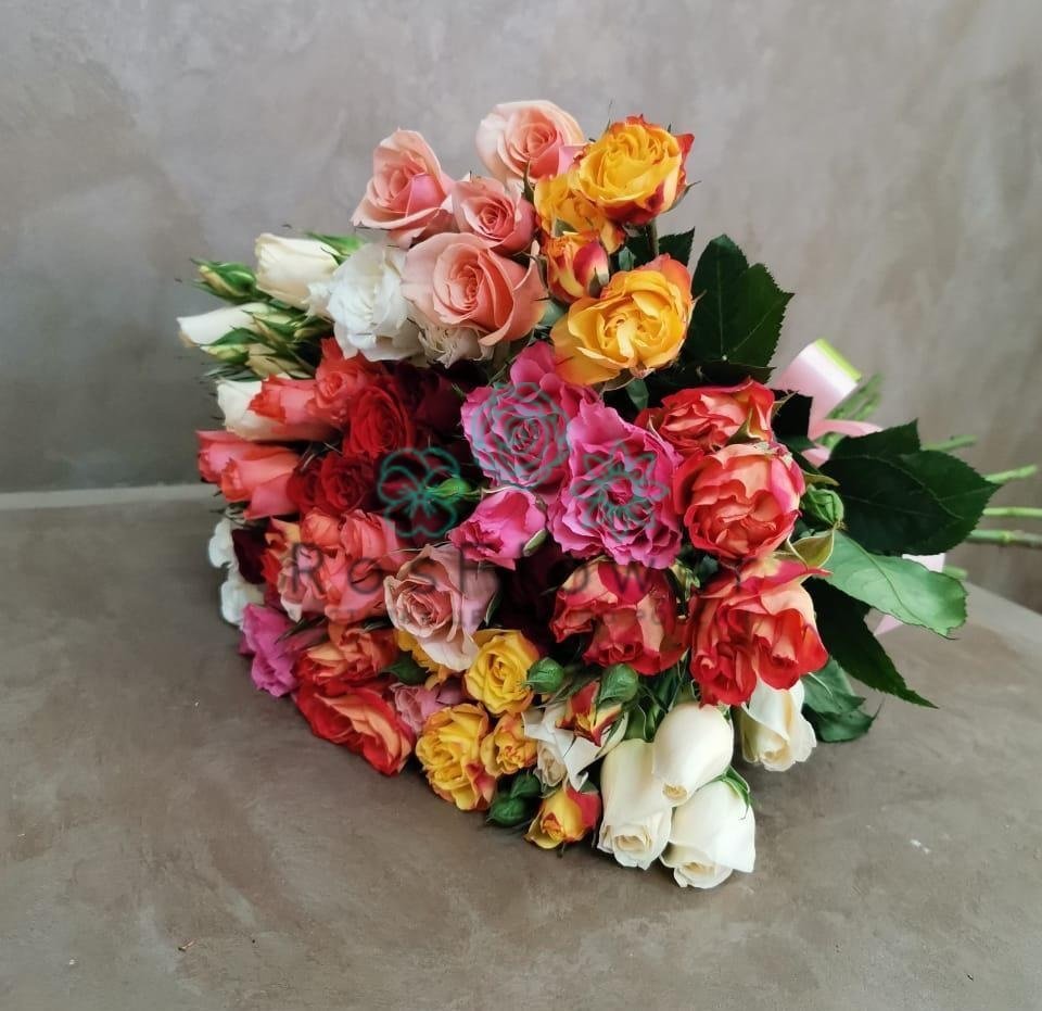 Букет цветов из: Розы в Курской