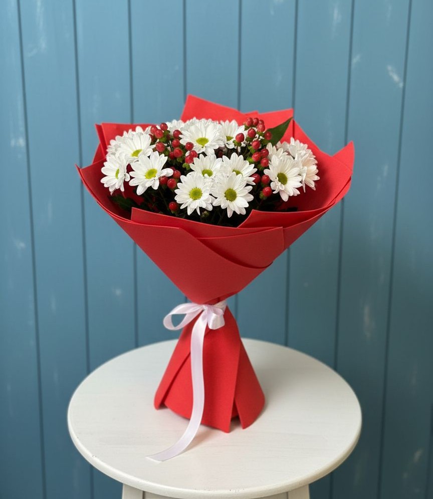 Букет цветов из: Хризантемы в Курской