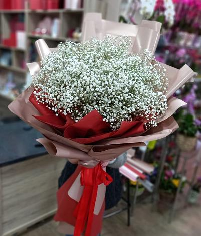 Букет цветов из: Гипсофила в Курской