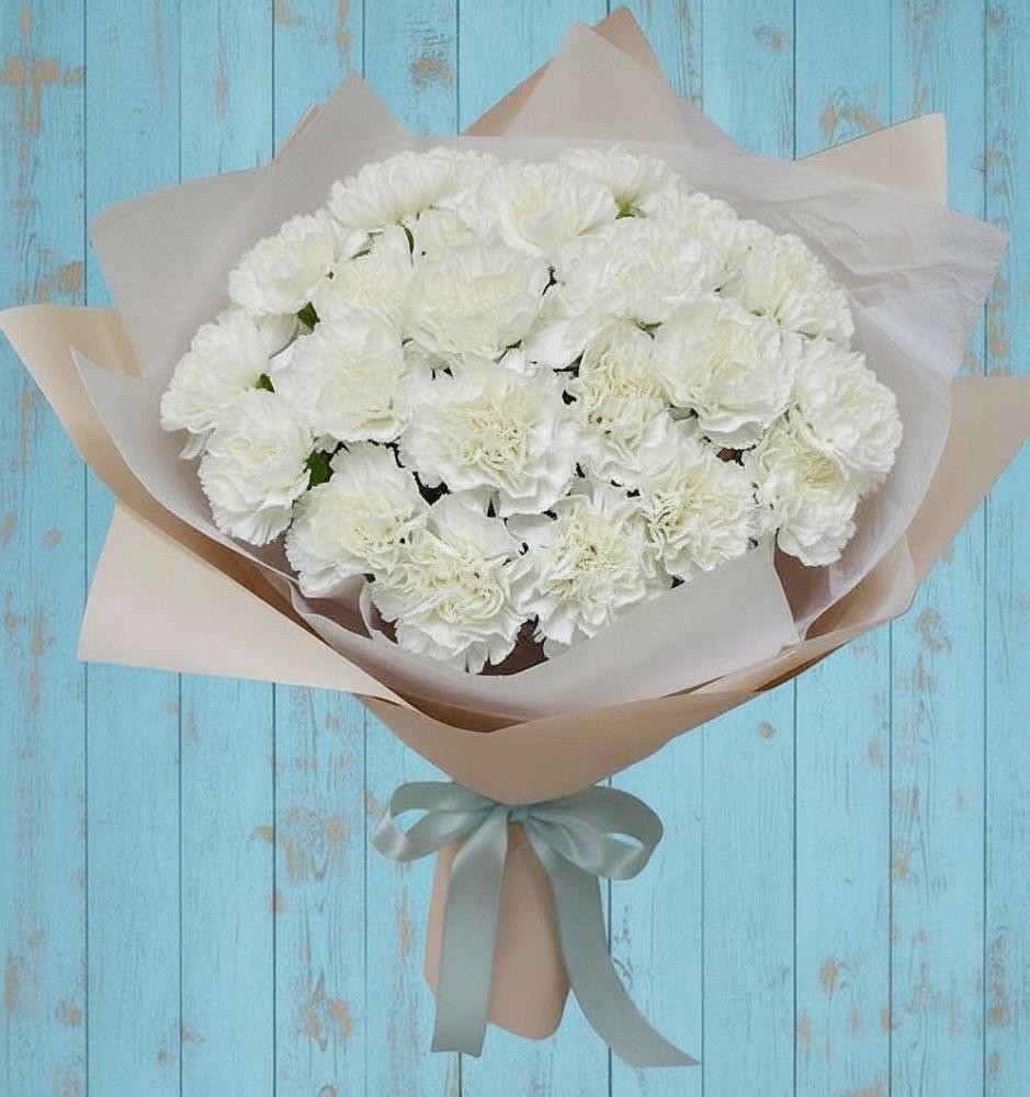 Букет цветов из: Гвоздики в Курской