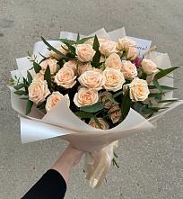 Букет Кремовые розы Латте в Курской