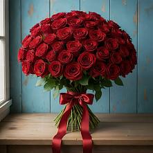 Букет Красные розы Блэк Меджик в Курской