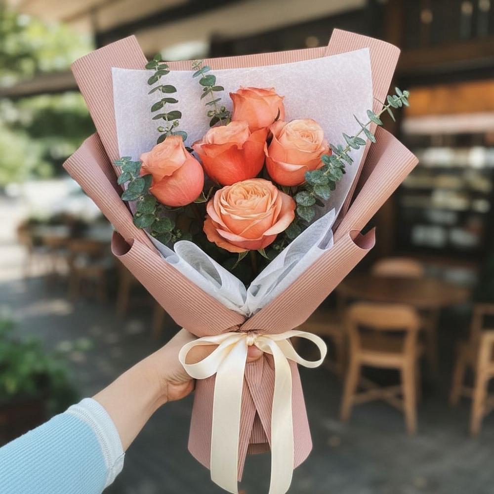 Букет цветов из: Розы в Курской