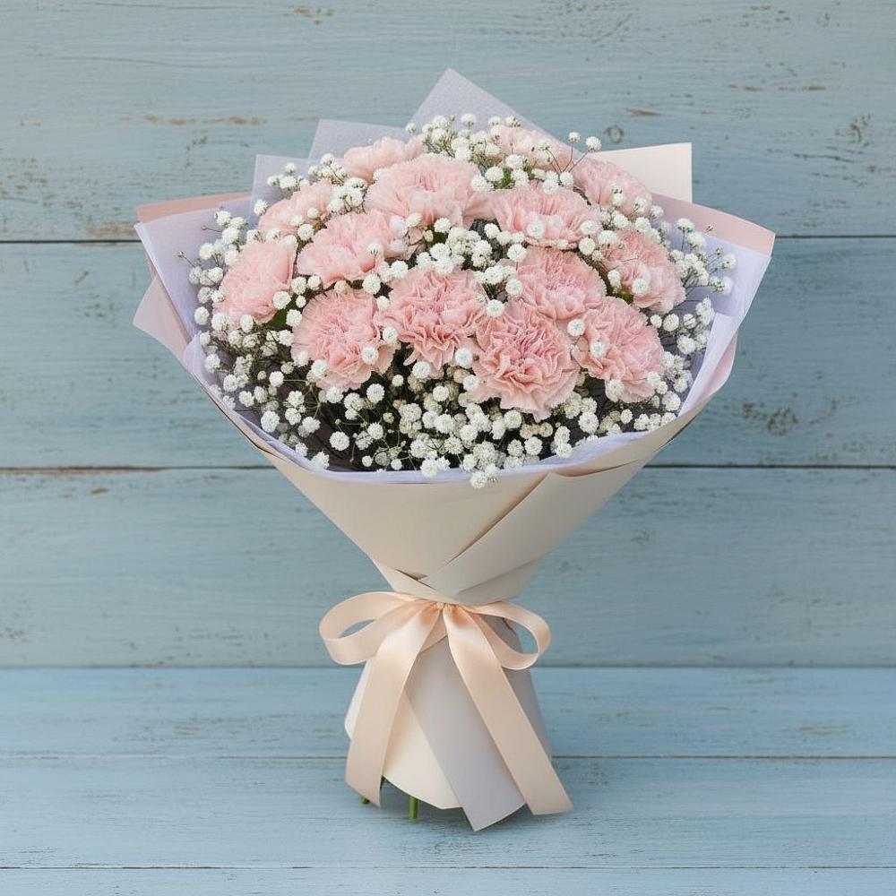 Букет цветов из: Гвоздики в Курской