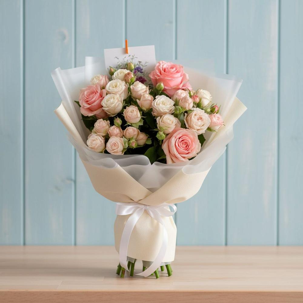 Букет цветов из: Розы в Курской