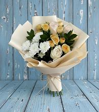 Букет цветов из:  Розы и Хризантемы #REPLACE_PRED# Курской