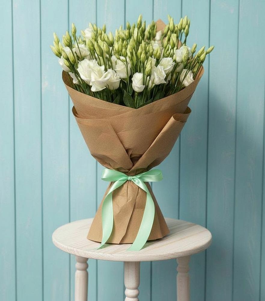 Букет цветов из: Лизиантусы в Курской