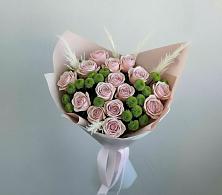 Букет цветов из:  Розы и Хризантемы в Курской