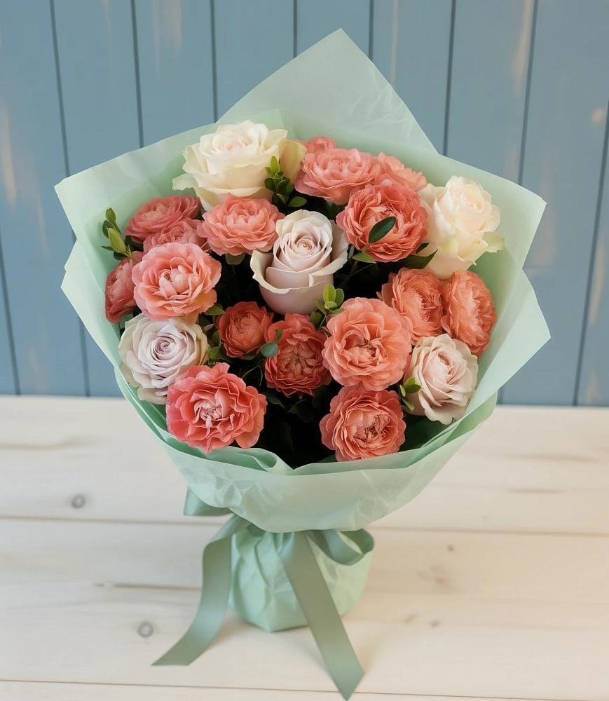 Букет цветов из: Розы в Курской