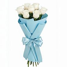 Букет 7 белых роз Проуд #REPLACE_PRED# Курской