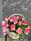 Цветочная композиция из Розы в корзине в Курской