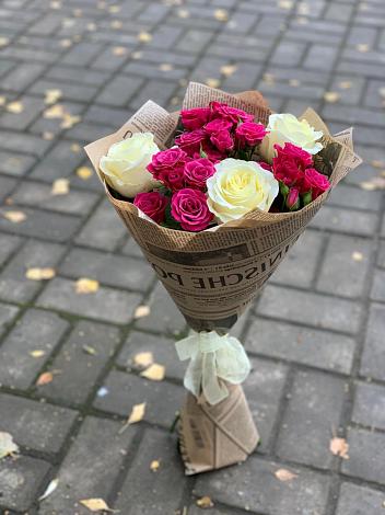 Букет цветов из: Розы в Курской