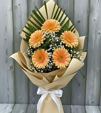 Букет цветов из:  Герберы в Курской