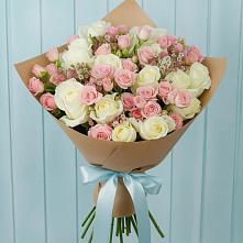 Букет цветов из:  Розы в Курской