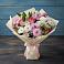 Букет цветов из: Хризантемы, Альстромерии и Розы в Курской